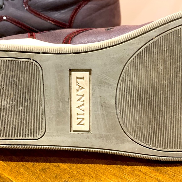 LANVIN High-Top Luxury Sneakers - Picture 3 of 11